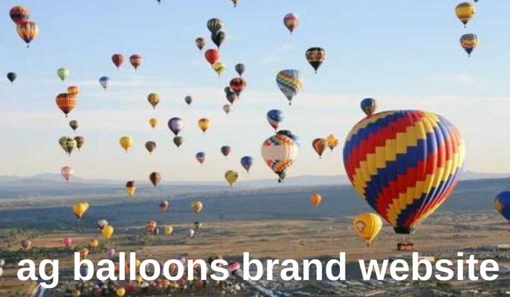 ag balloons brand website